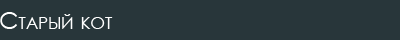 Старый кот